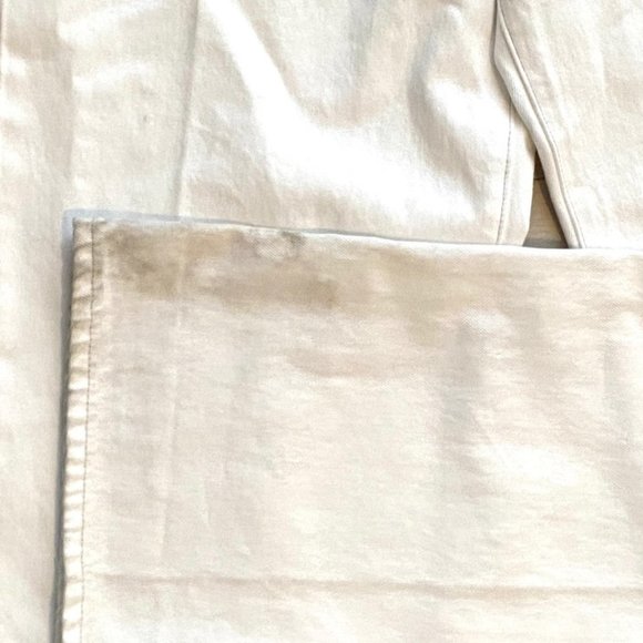 J Brand Joan High Rise Wide Leg Jeans White - Picture 5 of 6